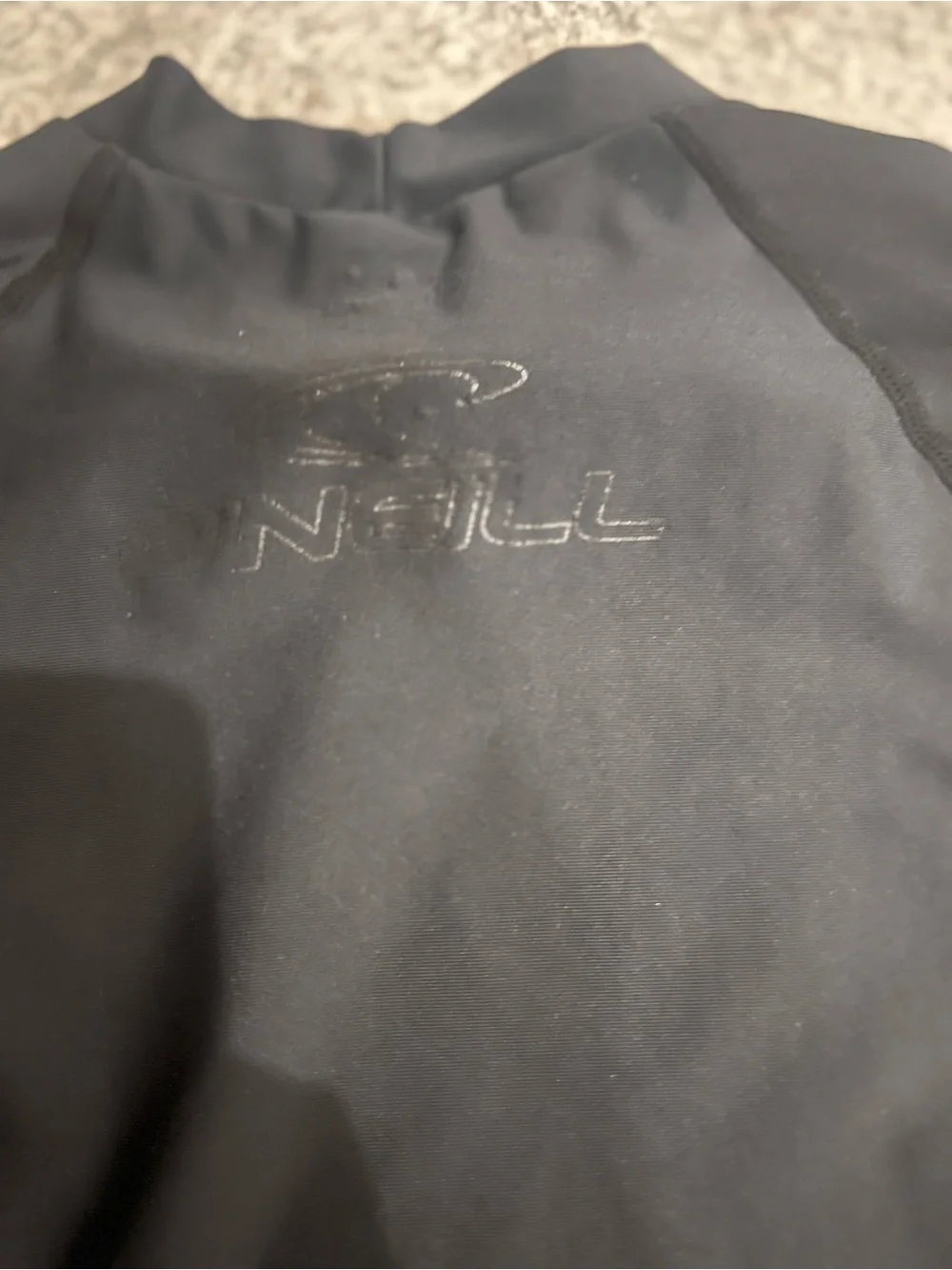 O'Neill Men's Black Short-Sleeve Rash Guard Swim Top
